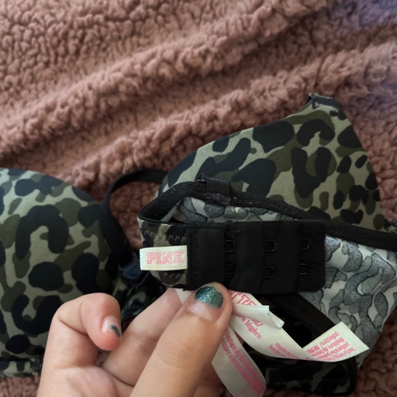 Pink wear everywhere cheetah print bra size 34B - Picture 3 of 4